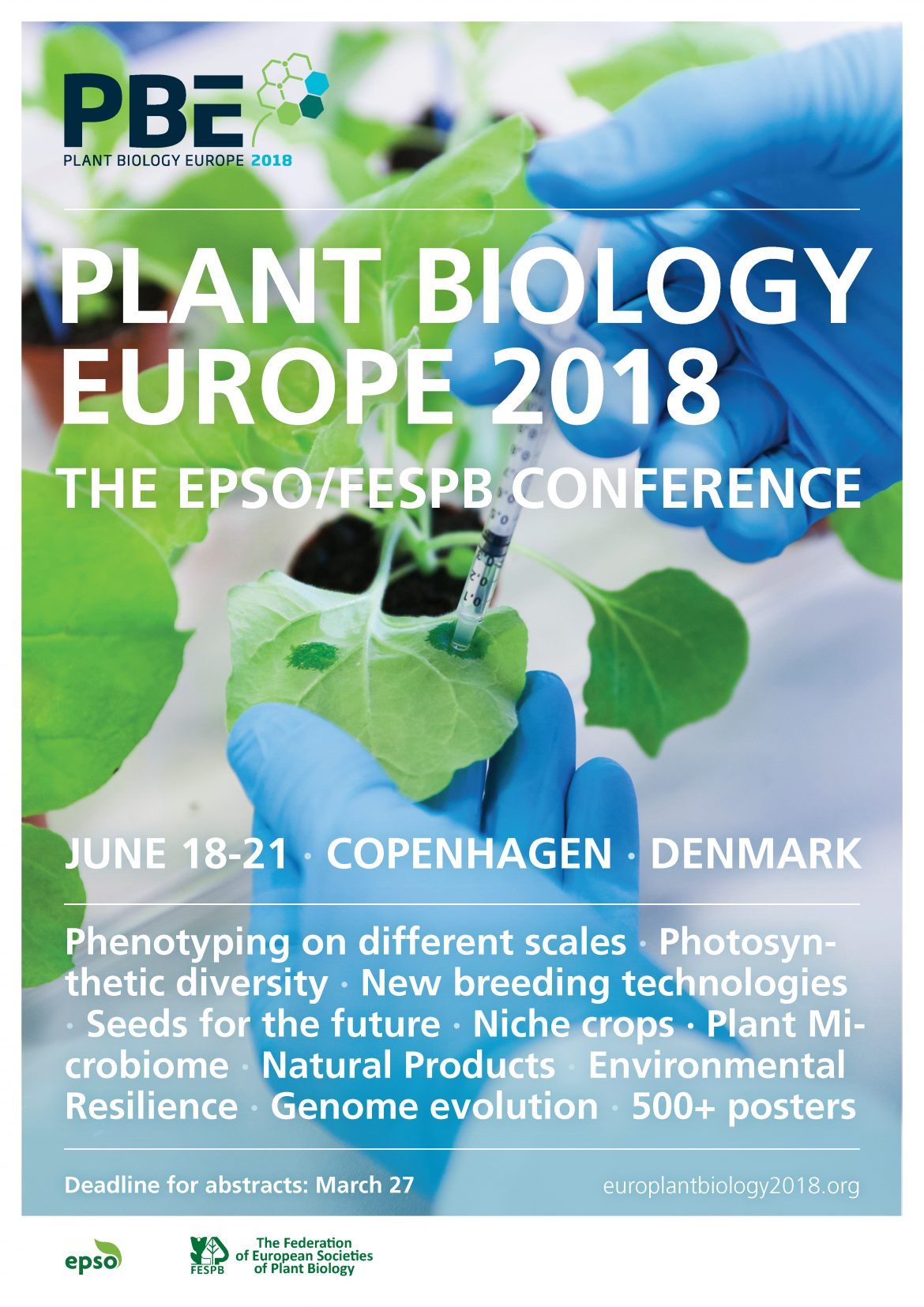 Join Plant Biology Europe 2018 June 1821 Copenhagen PlantLink
